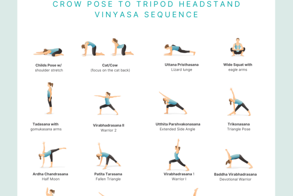 Bakasana to Sirsasana 2 Vinyasa Yoga Class Sequence